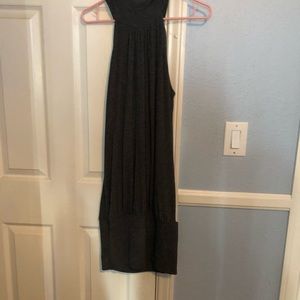 Turtle neck backless dress